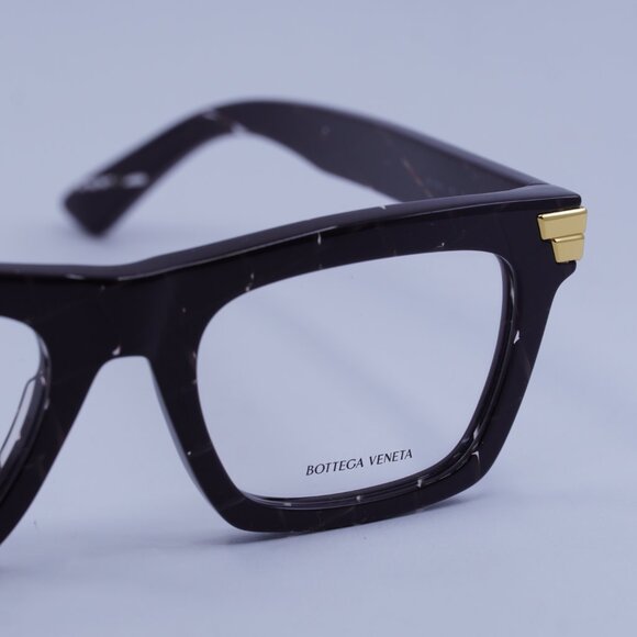 Bottega Veneta BV1059O 003 Eyeglasses Burgundy 51mm Rectangle Frame - Picture 2 of 10